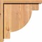 Ekena Millwork Alpine Smooth Corbel w/Backplate, Western Red Cedar, 5 1/2"W x 14"D x 14"H COR06X14X14ALP01SWR - alternate 4